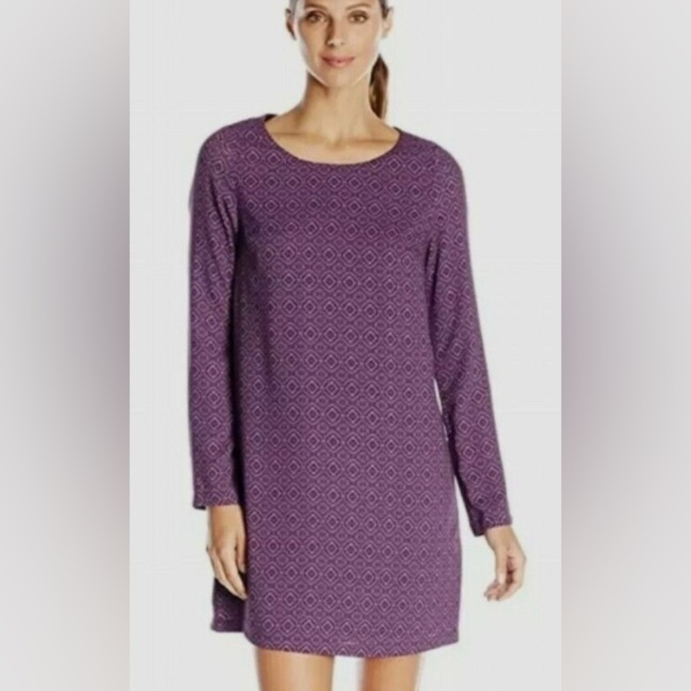 Prana Cece Purple Geo Dress